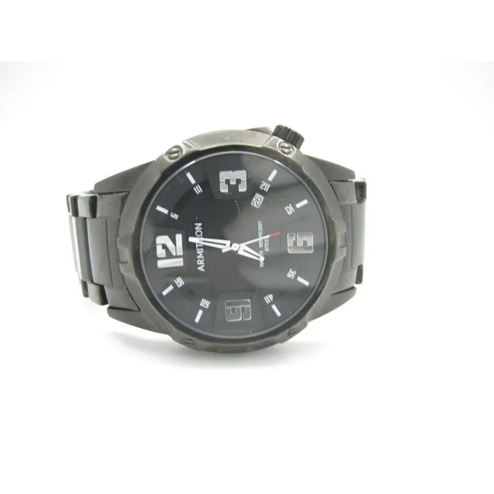 Men Armitron Quartz 165ft WR Analog 41mm Round Watch (I24) 